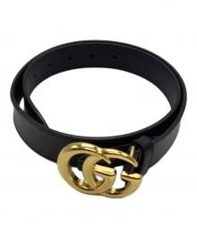 GUCCI（グッチ）の古着「ダブルGベルト」｜ブラック