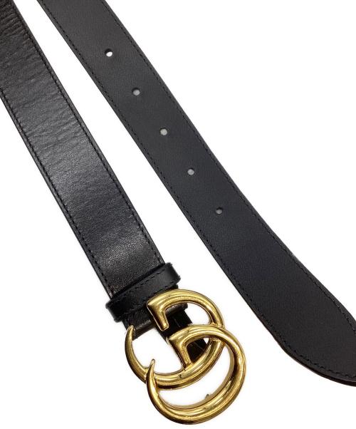 GUCCI（グッチ）GUCCI (グッチ) ダブルGベルト ブラック サイズ:75・30（70-80㎝）の古着・服飾アイテム