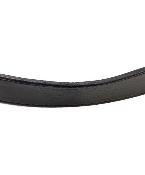 GUCCI（グッチ）GUCCI (グッチ) ダブルGベルト ブラック サイズ:75・30（70-80㎝）の古着・服飾アイテム