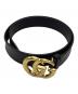 GUCCI（グッチ）の古着「ダブルGベルト」｜ブラック