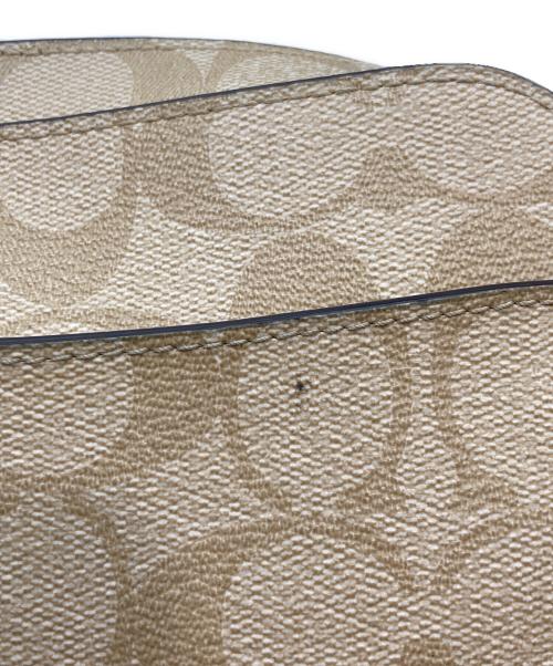 COACH（コーチ）COACH (コーチ) ミニカメラ ショルダーバッグ アイボリー×ベージュの古着・服飾アイテム
