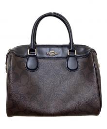 COACH（コーチ）の古着「2WAYミニボストンバッグ」｜ブラウン