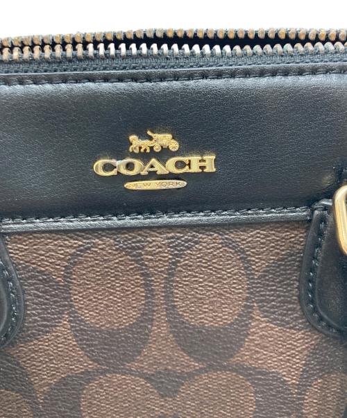 COACH（コーチ）COACH (コーチ) 2WAYミニボストンバッグ ブラウンの古着・服飾アイテム
