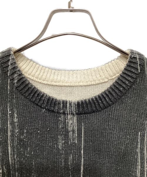 YOKE（ヨーク）YOKE (ヨーク) コットンクルーネックセーター グレー サイズ:3の古着・服飾アイテム