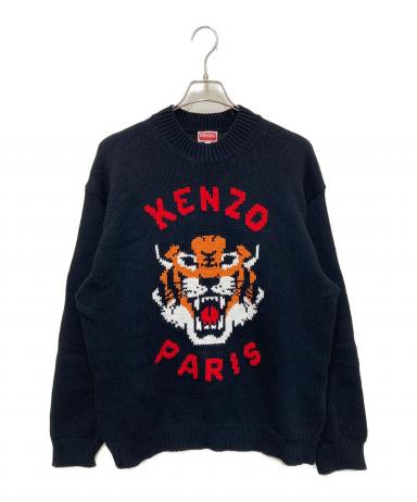 中古・古着通販】KENZO (ケンゾー) Lucky Tigerチャンキーニットクルー