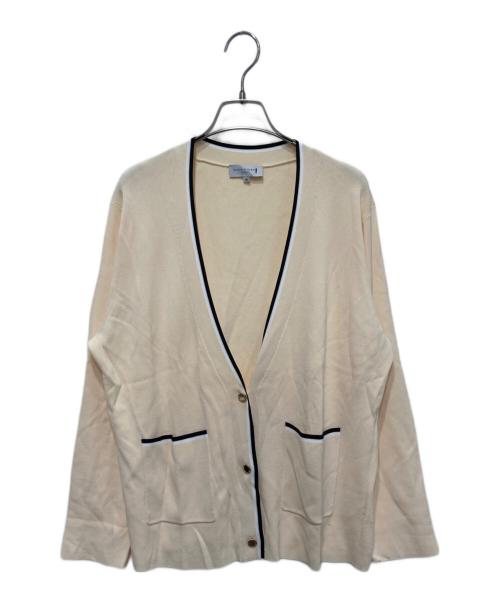 MACKINTOSH LONDON（マッキントッシュ ロンドン）MACKINTOSH LONDON (マッキントッシュ ロンドン) レーヨンニット カーディガン ベージュ サイズ:46の古着・服飾アイテム