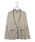 MACKINTOSH LONDON（マッキントッシュ ロンドン）の古着「レーヨンニット カーディガン」｜ベージュ