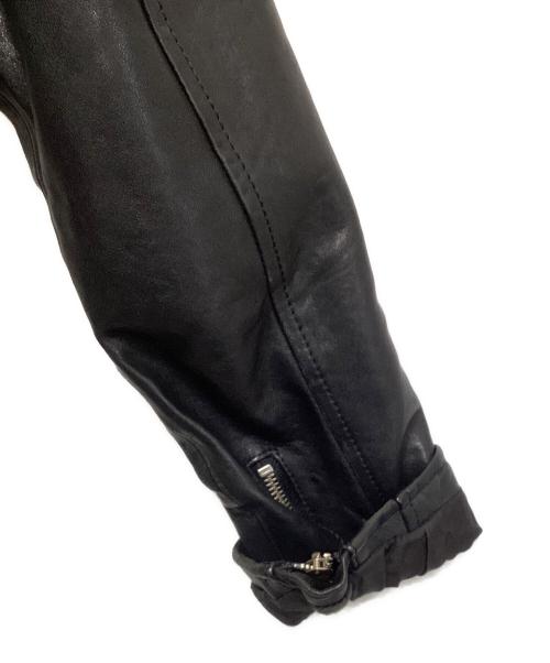 beautiful people（ビューティフルピープル）beautiful people (ビューティフルピープル) ダブルライダースジャケット ブラック サイズ:140の古着・服飾アイテム