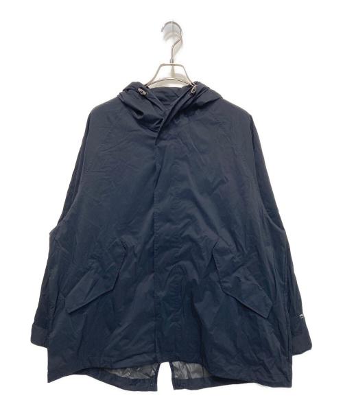nano・universe（ナノ・ユニバース）nano・universe (ナノ・ユニバース) PERTEX(R) SHIELD PRO フードブルゾン ブラック サイズ:Lの古着・服飾アイテム