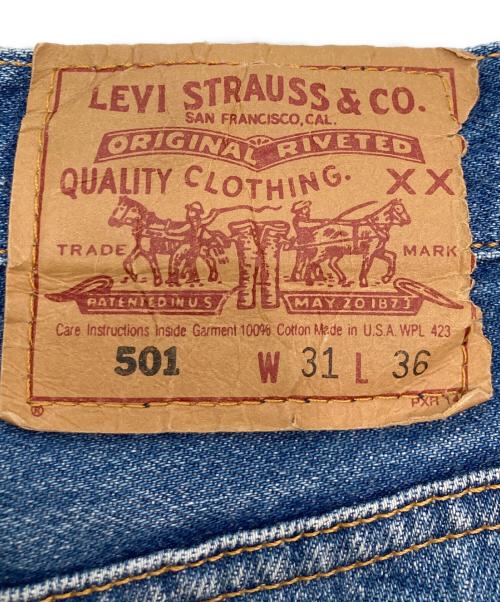 LEVI'S（リーバイス）LEVI'S (リーバイス) 501デニムパンツ インディゴ サイズ:W31/L36の古着・服飾アイテム