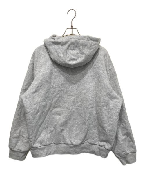 SUPREME（シュプリーム）SUPREME (シュプリーム) アーク サーマル 裏地 ジップアップ フード付きスウェット グレー サイズ:Lの古着・服飾アイテム