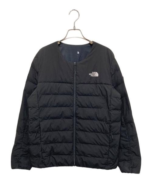 THE NORTH FACE（ザ ノース フェイス）THE NORTH FACE (ザ ノース フェイス) ルイス T ノーカラーパデッドジャケット ブラック サイズ:Sの古着・服飾アイテム