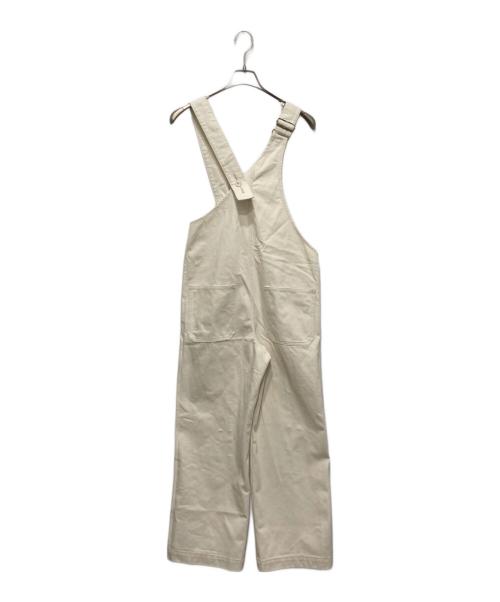 CURRENTAGE（カレンテージ）CURRENTAGE (カレンテージ) デニムオーバーオール ホワイト サイズ:1の古着・服飾アイテム