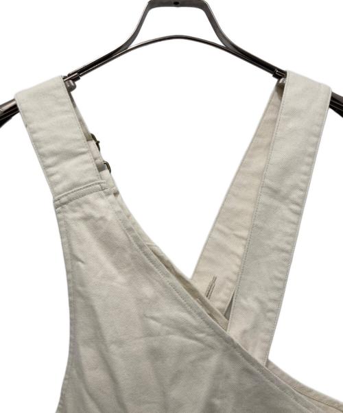 CURRENTAGE（カレンテージ）CURRENTAGE (カレンテージ) デニムオーバーオール ホワイト サイズ:1の古着・服飾アイテム