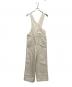 CURRENTAGE（カレンテージ）の古着「デニムオーバーオール」｜ホワイト