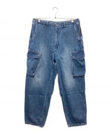 BROCHURE（ブローシュアー）の古着「デニムカーゴパンツ」｜ブルー