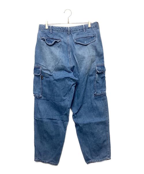 BROCHURE（ブローシュアー）BROCHURE (ブローシュアー) デニムカーゴパンツ ブルー サイズ:なしの古着・服飾アイテム