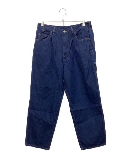 BROCHURE（ブローシュアー）BROCHURE (ブローシュアー) デニムパンツ インディゴ サイズ:Ｍの古着・服飾アイテム
