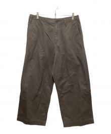 BEAMS（ビームス）の古着「1940'sディテール ワイドチノパンツ」｜カーキ