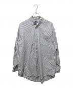 POLO RALPH LAURENポロ・ラルフローレン）の古着「ボタンダウンストライプシャツ」｜ブルー