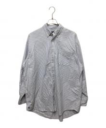 POLO RALPH LAUREN（ポロ・ラルフローレン）の古着「ボタンダウンストライプシャツ」｜ブルー