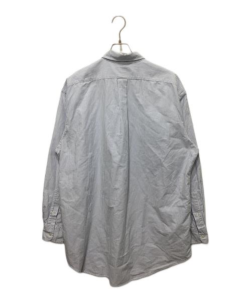 POLO RALPH LAUREN（ポロ・ラルフローレン）POLO RALPH LAUREN (ポロ・ラルフローレン) ボタンダウンストライプシャツ ブルー サイズ:Lの古着・服飾アイテム