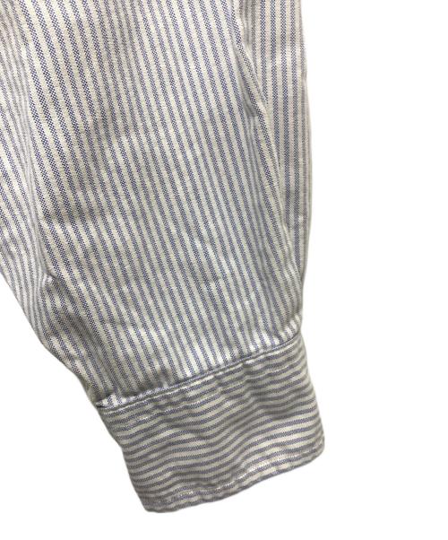 POLO RALPH LAUREN（ポロ・ラルフローレン）POLO RALPH LAUREN (ポロ・ラルフローレン) ボタンダウンストライプシャツ ブルー サイズ:Lの古着・服飾アイテム