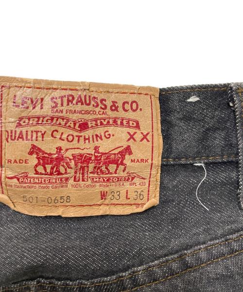 LEVI'S（リーバイス）LEVI'S (リーバイス) 501 先染めブラックデニム ブラック サイズ:W33の古着・服飾アイテム