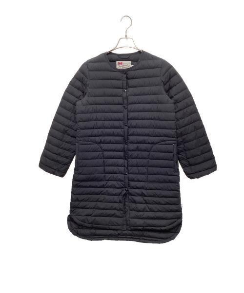 Traditional Weatherwear（トラディショナルウェザーウェア）Traditional Weatherwear (トラディショナルウェザーウェア) ノーカラーダウンコート ブラック サイズ:36の古着・服飾アイテム