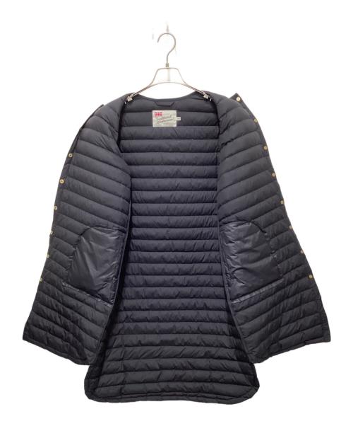 Traditional Weatherwear（トラディショナルウェザーウェア）Traditional Weatherwear (トラディショナルウェザーウェア) ノーカラーダウンコート ブラック サイズ:36の古着・服飾アイテム