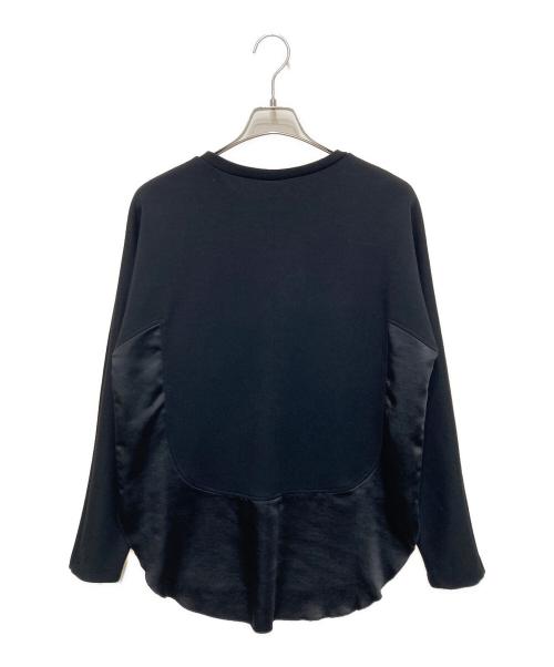 BEARDSLEY（ビアズリー）BEARDSLEY (ビアズリー) サテンコンビダンボールカットソー ブラック サイズ:FREEの古着・服飾アイテム