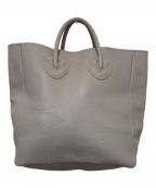 YOUNG & OLSEN The DRYGOODS STOREヤングアンドオルセン ザ ドライグッズストア）の古着「エンボス レザートート M」｜ベージュ/ETOUPE