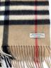 BURBERRY (バーバリー) ノヴァチェック柄カシミヤマフラー ベージュ：10000円