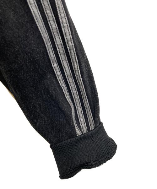 adidas（アディダス）adidas (アディダス) ファースト ブラックデニム トラックトップ ブラック サイズ:Ｍの古着・服飾アイテム