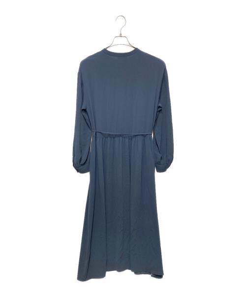 S.ESSENTIALS（エス エッセンシャルズ）S.ESSENTIALS (エス エッセンシャルズ) バンドカラーシャツワンピース ブルー サイズ:38の古着・服飾アイテム