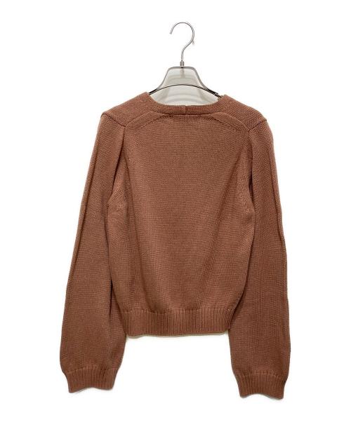SACRA（サクラ）SACRA (サクラ) ラメスキッパーニット ピンク サイズ:38の古着・服飾アイテム