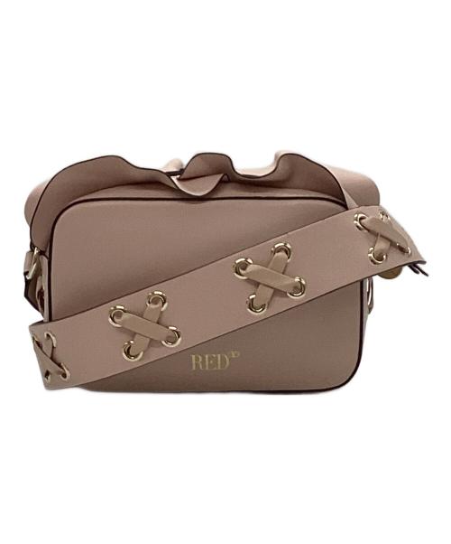 RED VALENTINO（レッドヴァレンティノ）RED VALENTINO (レッドヴァレンティノ) フリルショルダーバッグ ピンクの古着・服飾アイテム