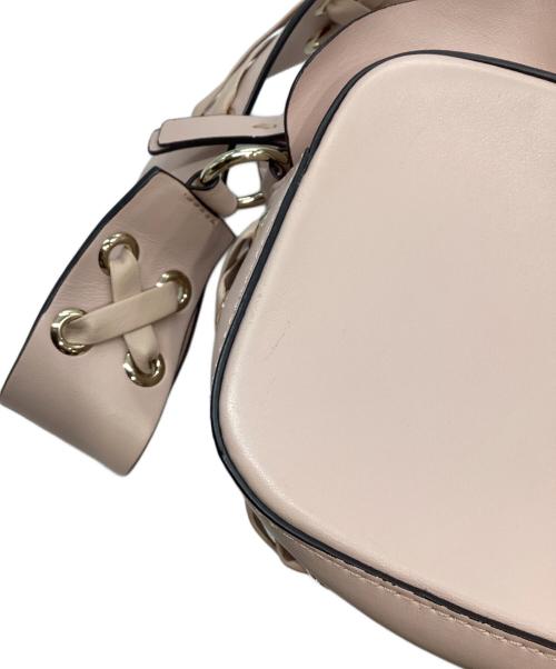 RED VALENTINO（レッドヴァレンティノ）RED VALENTINO (レッドヴァレンティノ) フリルショルダーバッグ ピンクの古着・服飾アイテム