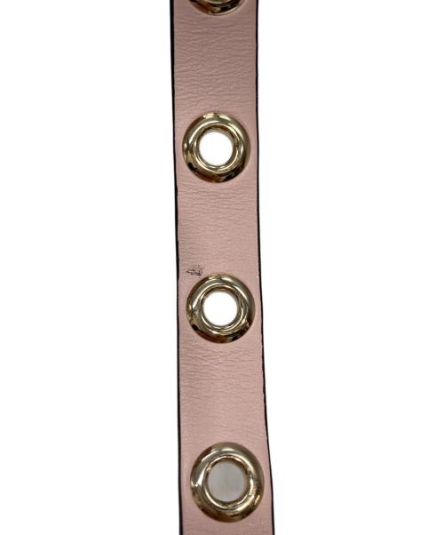 RED VALENTINO（レッドヴァレンティノ）RED VALENTINO (レッドヴァレンティノ) フリルバケツショルダーバッグ ピンクの古着・服飾アイテム