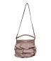 RED VALENTINO (レッドヴァレンティノ) フリルバケツショルダーバッグ ピンク：20000円