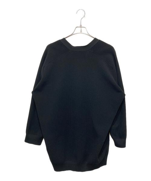 MADISON BLUE（マディソンブルー）MADISON BLUE (マディソンブルー) ビッグニットVネックカーディガン ブラック サイズ:Ｍの古着・服飾アイテム