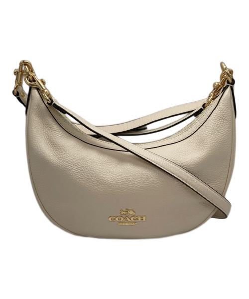 COACH（コーチ）COACH (コーチ) アリアショルダーバッグ アイボリーの古着・服飾アイテム