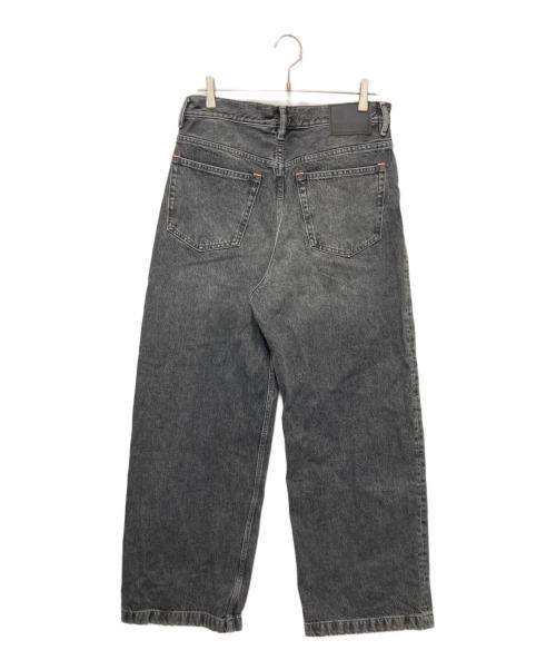 Acne studios（アクネ ストゥディオズ）Acne studios (アクネ ストゥディオズ) ワイドストレートデニムパンツ ブラック サイズ:29×32の古着・服飾アイテム