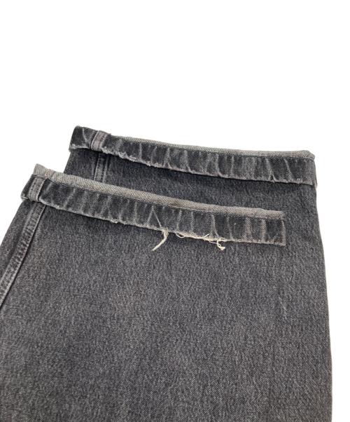 Acne studios（アクネ ストゥディオズ）Acne studios (アクネ ストゥディオズ) ワイドストレートデニムパンツ ブラック サイズ:29×32の古着・服飾アイテム