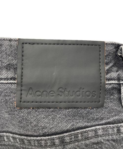 Acne studios（アクネ ストゥディオズ）Acne studios (アクネ ストゥディオズ) ワイドストレートデニムパンツ ブラック サイズ:29×32の古着・服飾アイテム