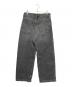 Acne studios (アクネ ストゥディオズ) ワイドストレートデニムパンツ ブラック サイズ:29×32：40000円