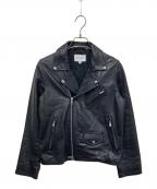 BEAUTY&YOUTHビューティーアンドユース）の古着「ダブルライダースジャケット」｜ブラック