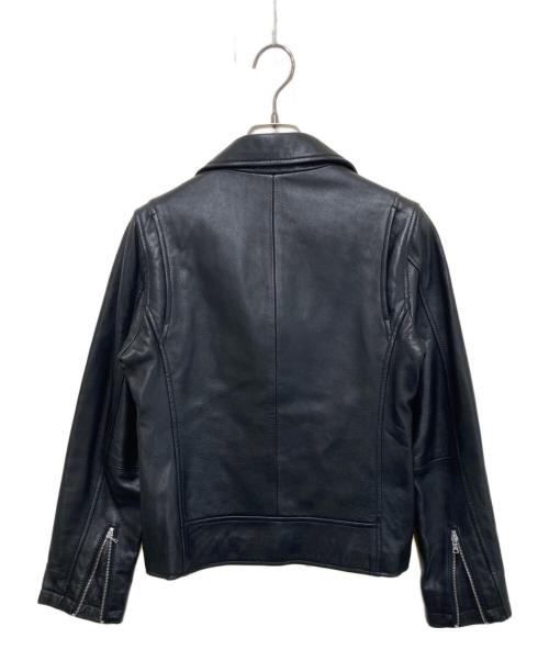 BEAUTY&YOUTH（ビューティーアンドユース）BEAUTY&YOUTH (ビューティーアンドユース) ダブルライダースジャケット ブラック サイズ:Ｍの古着・服飾アイテム