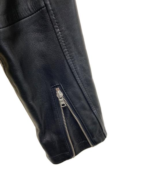 BEAUTY&YOUTH（ビューティーアンドユース）BEAUTY&YOUTH (ビューティーアンドユース) ダブルライダースジャケット ブラック サイズ:Ｍの古着・服飾アイテム