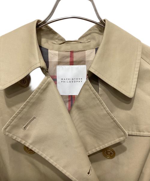 MACKINTOSH PHILOSOPHY（マッキントッシュ フィロソフィー）MACKINTOSH PHILOSOPHY (マッキントッシュ フィロソフィー) トレンチコート ベージュ サイズ:36の古着・服飾アイテム